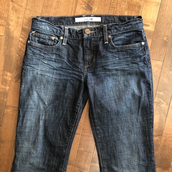 JOE’S Jeans Dark Wash Low Rise Slim Bootcut Jeans Size 27 - Picture 4 of 14